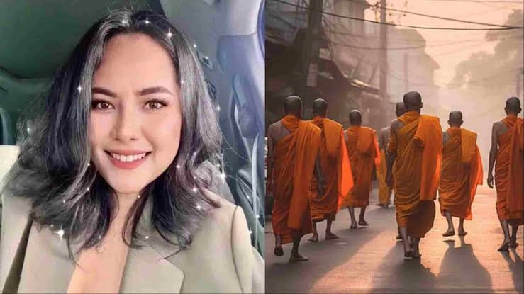 புத்த துறவிகளை குறிவைக்கும் இளம்பெண். 80,000 ஆபாச 